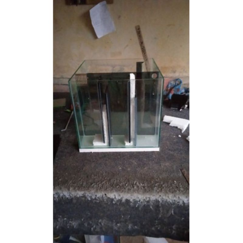 Aquarium kaca sump filter/filter belakang