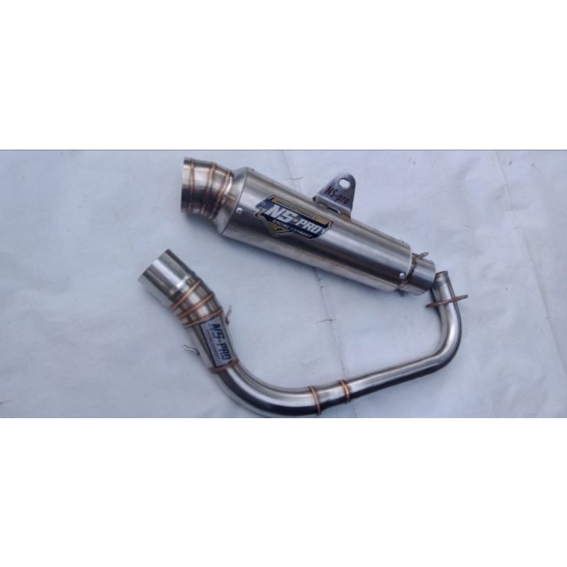 Knalpot racing NS-pro Kompetisi drag leher Bending PNP BEAT FI, BEAT KARBU, SCOOPY