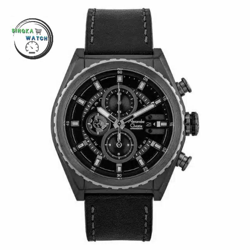 JAM TANGAN COWOK ALEXANDRE CHRISTIE AC ORI SERI 6521MC