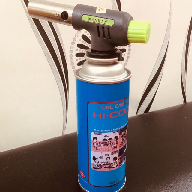 Alat bakar mozarella /bakar daging-keju dll/gas torch nankai dan gas kaleng