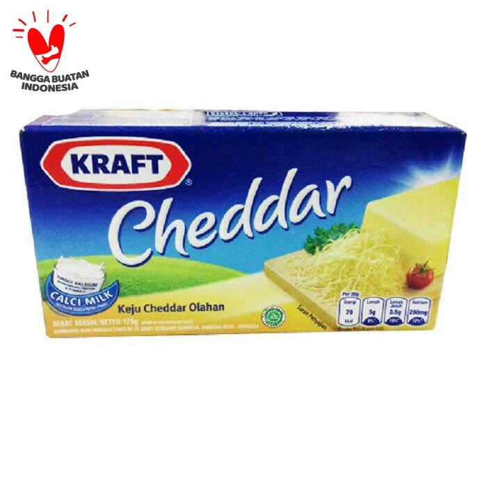 

Spesial KEJU CHEDDAR KRAFT 175gr Murah