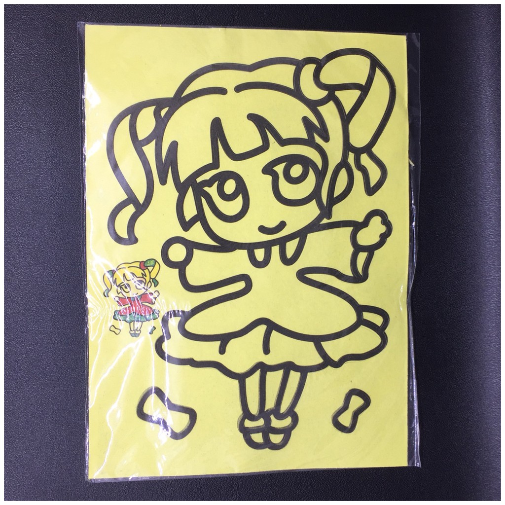 Lukisan Pasir Warna Kertas Mewarnai Karakter Mainan Anak Bukan