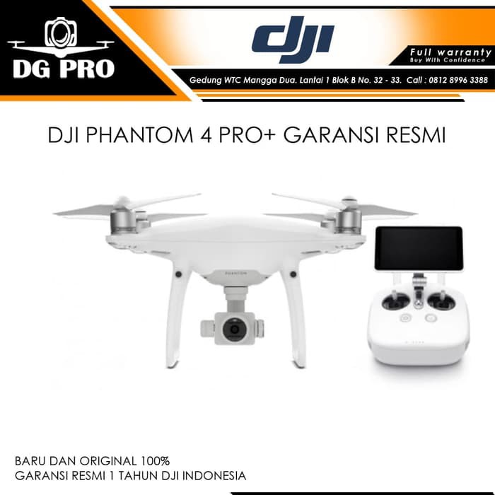 DJI PHANTOM 4 PRO+ GARANSI RESMI;DJI PHANTOM 4PRO PLUS INCLUD LAYAR