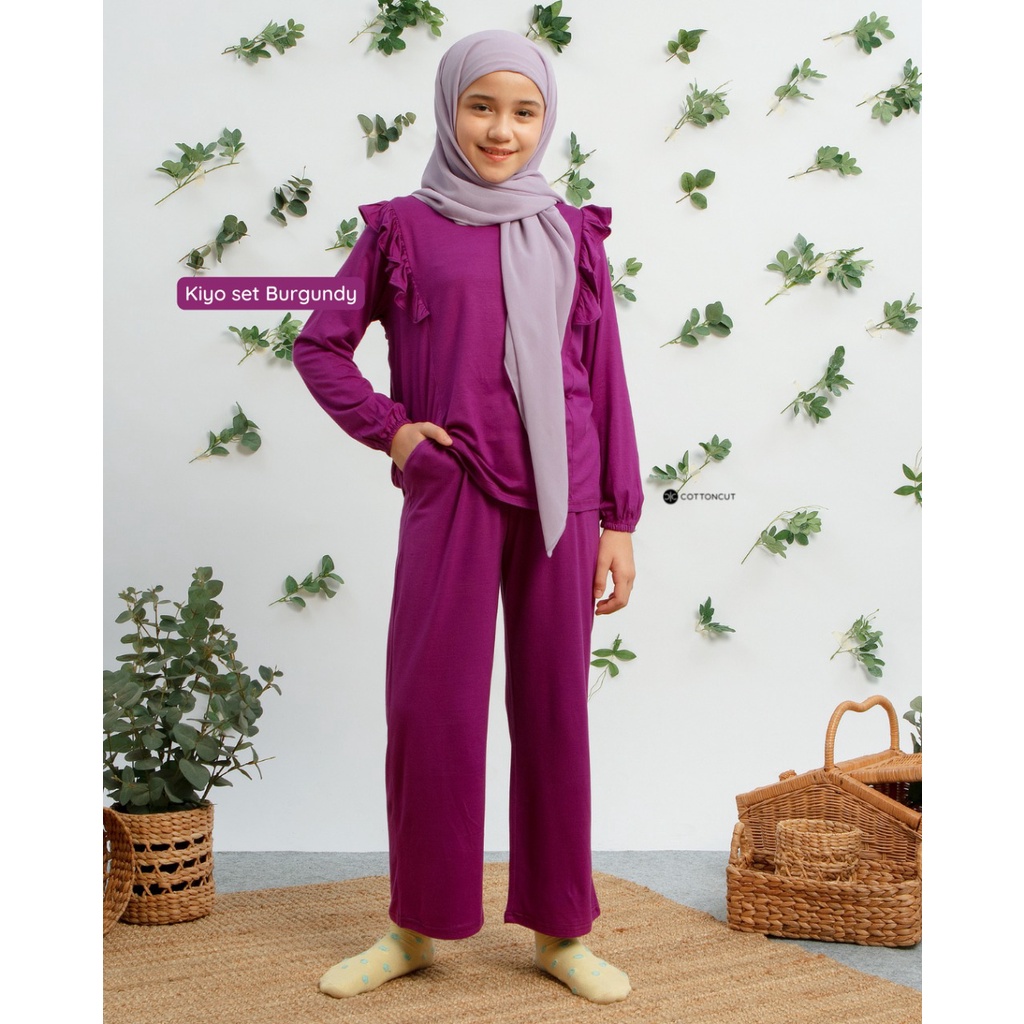 Cottoncut Kiyo Set Kids Piyama Anak Perempuan