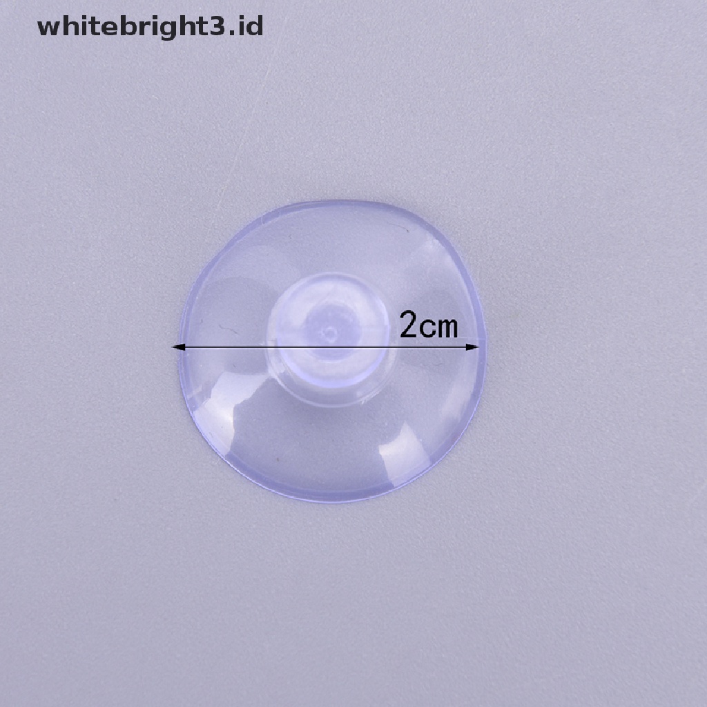 (whitebright3.id) 20pcs / Lot Cup Vakum Bentuk Kepala Jamur 20mm Untuk Kamar Mandi