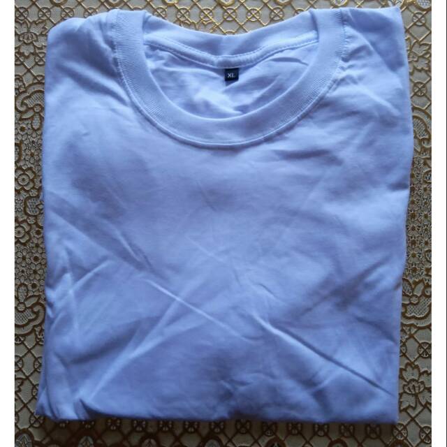 Kaos polos putih kaos distro lengan pendek kaos warna simple
