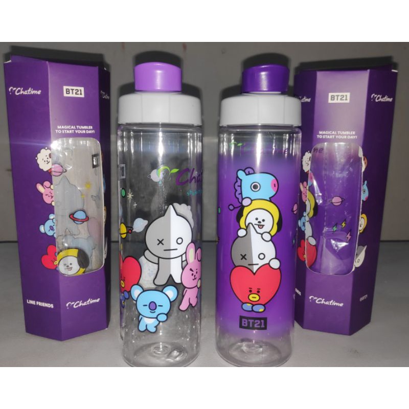 Jual Bt21 X Chatime Tumbler Bottle Shopee Indonesia 1134