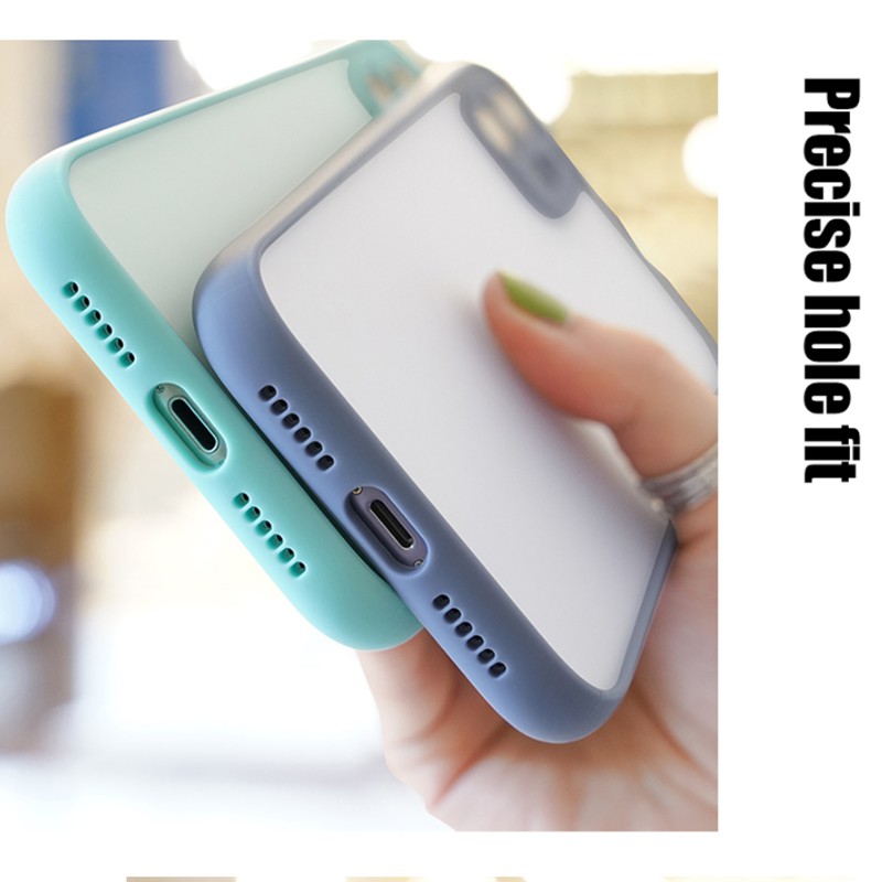 iPhone 12mini iPhone 12 iPhone 12promaxCamera Lens Protective Case Matte Shockproof Hard Phone Armor Back Cover for iPhone 11 Pro Max 6 6S Plus 8 7 Plus X XS Max XR SE2 2020