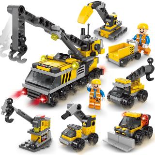 Kompatibel dengan Lego  Mini rekayasa seri mobil kebakaran 