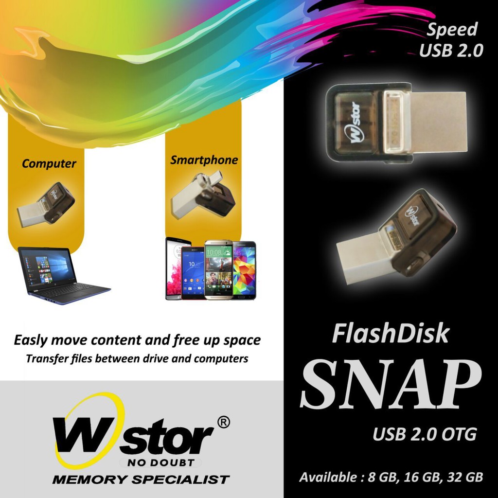 Flashdisk Otg 32gb Wstor Packing BERGARANSI