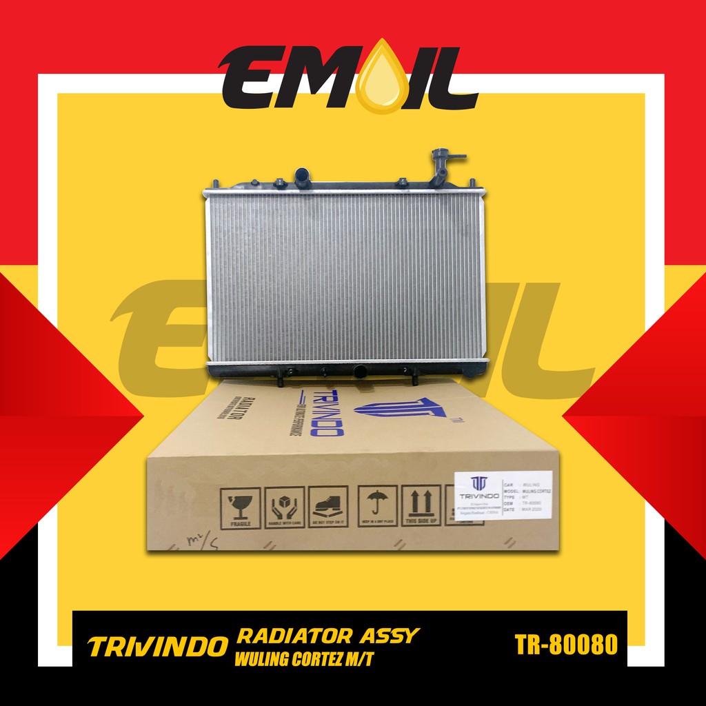 Radiator assy Wuling Cortez Manual MT TR-80080 Trivindo