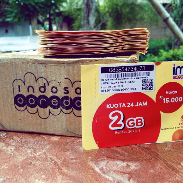 PERDANA INDOSAT 2GB ORI MASA AKTIF 30 HARI