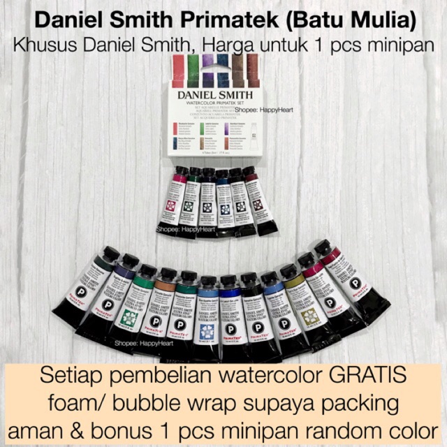 

Daniel Smith Primatek Watercolor Cat Air Share tube minipan