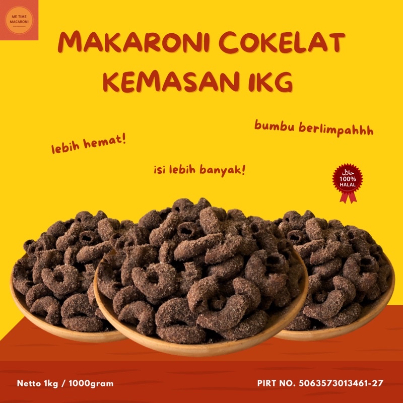 

Makaroni Cokelat dan Matcha sultan viral 1000gram (1kg)