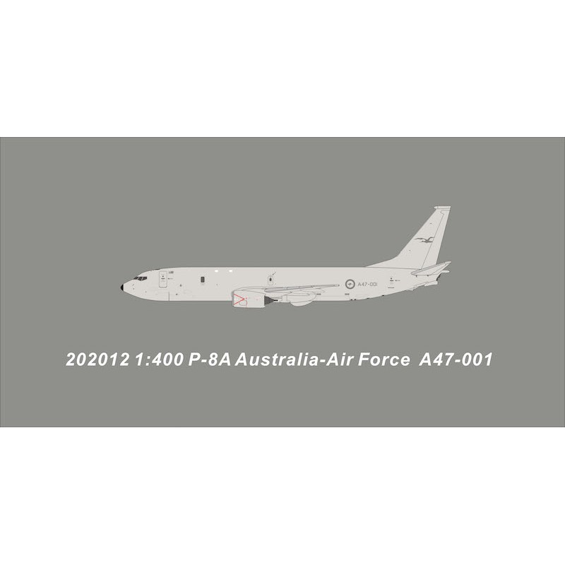 ROYAL AUSTRALIAN AIR FORCE BOEING P-8A POSEIDON PANDA MODEL 1:400