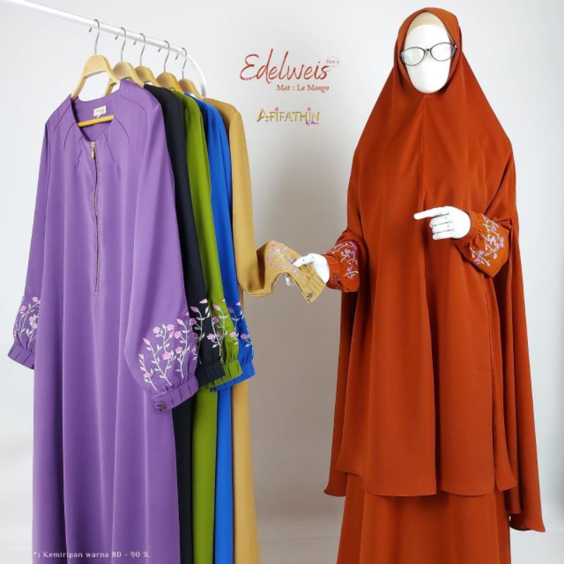 Gamis set EDELWEIS Part 2 By Afifathin
