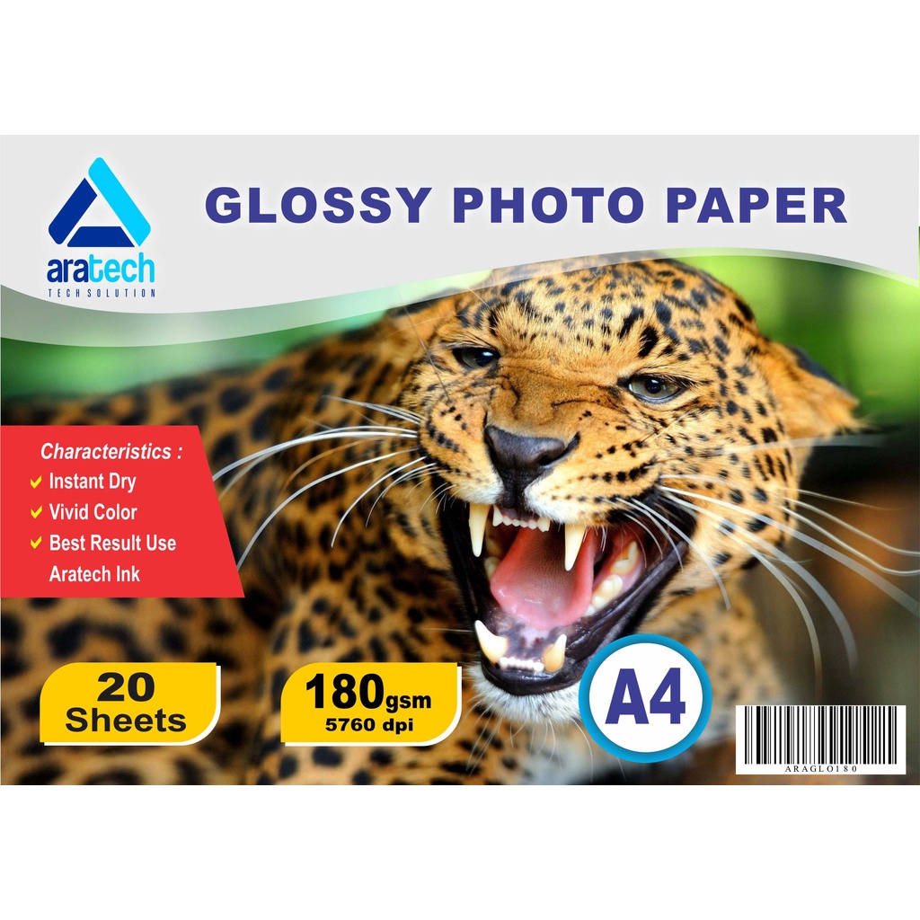 

Aratech Glossy Paper 180gsm