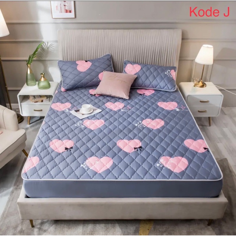 SPREI WATERPROOF ANTI AIR / SPREI ANTI OMPOL MOTIF LUCU SIZE 180X200 JRW0113