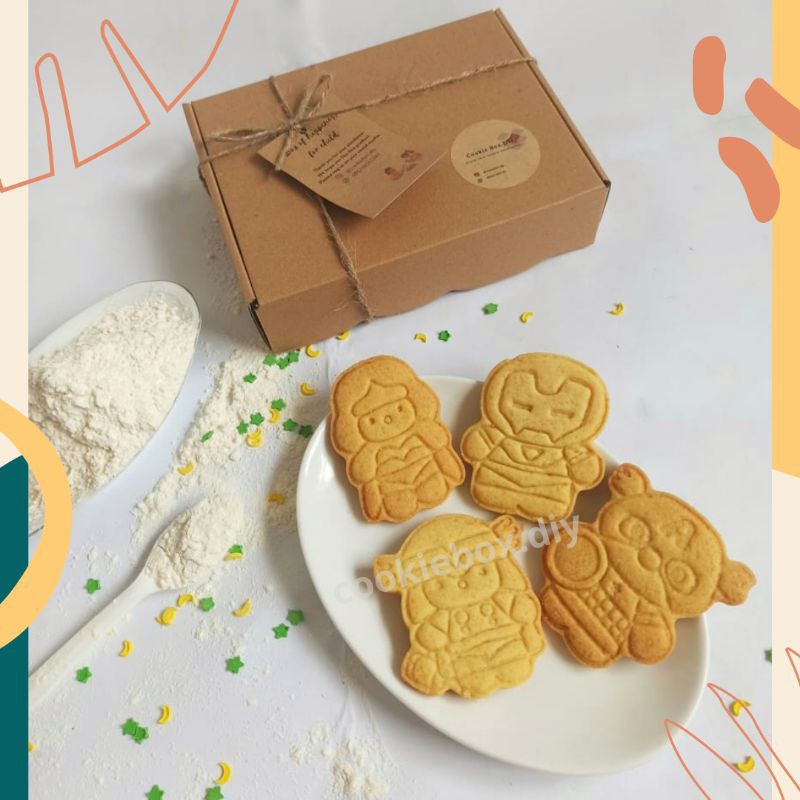 

cookies diy kit Avengers 2 |cookies box kit |cookies decoration |hampers cookies activity kids