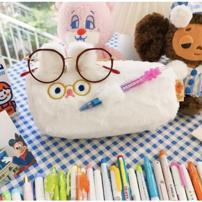 

Gaya Panache Bentoy Milkjoy Glasses Bear Pencil Phone Bag Tempat Pensil Bagus