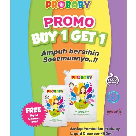 Probaby Liquid Cleanser 450ml / Sabun Perlengkapan Bayi