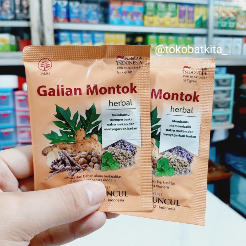 [1SACHET] GALIAN MONTOK SIDO MUNCUL / 100% HERBAL ALAMI MENGGEMUKAN BADAN / GEMUK SEHAT / MONTOK