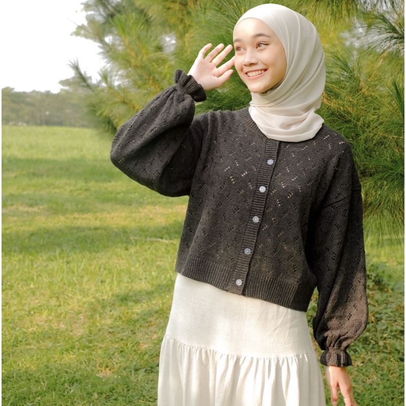 POPPY CARDIGAN (CARDIGAN RAJUT) / VIRAL RAJUT WANITA / RAJUT TERBARU