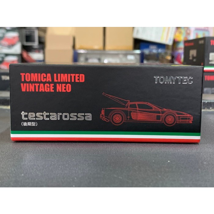 Tomica Limited Vintage Neo Ferrari Testarossa Merah