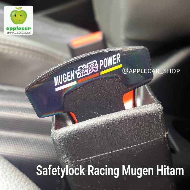 Safetylock / Pengunci Alarm Safetybelt Mugen Hitam