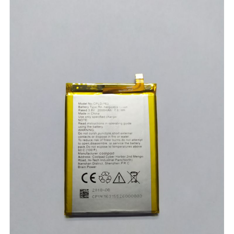 BATERAI BATRE BATU TANAM COOLPAD E570 CLPD-163 ORIGINAL