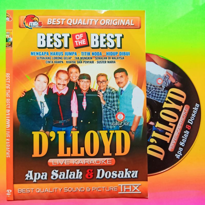 KASET VIDEO MUSIK MP5 LAGU POP KENANGAN: D'LLOYD BEST OF THE BEST ALBUM.