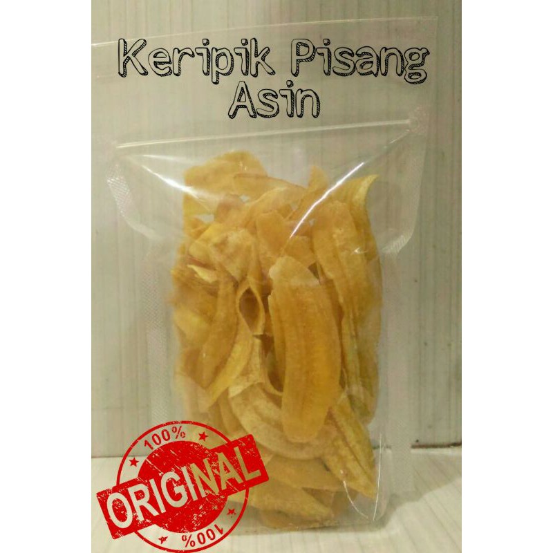 

Keripik Pisang Original (Asin) 100gr