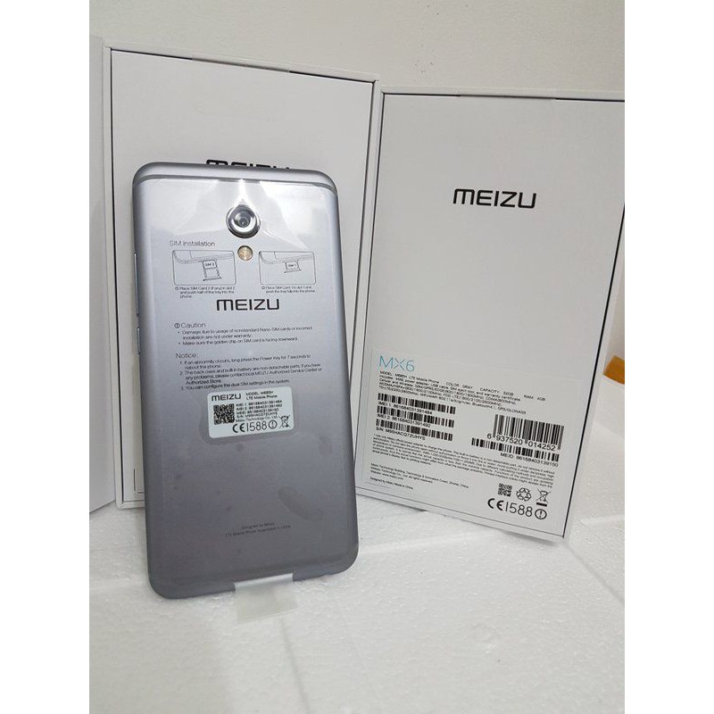 Meizu Mx6 4 32gb Second Normal Shopee Indonesia