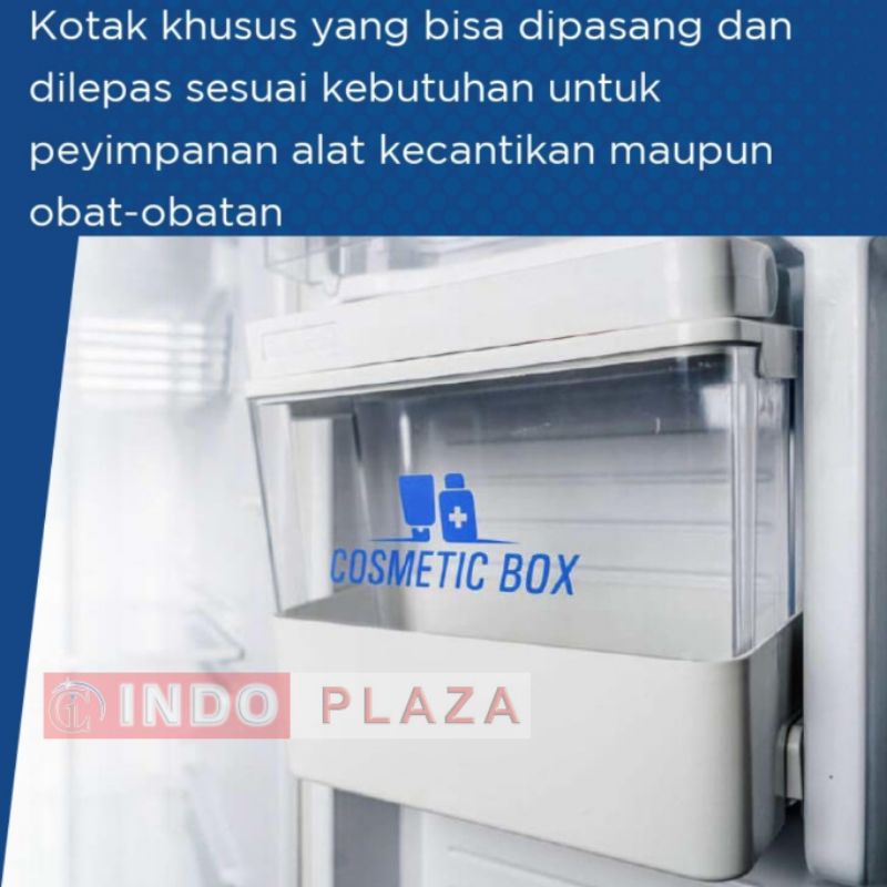 Kulkas Aqua 2 pintu D270 kapasitas 220 Liter