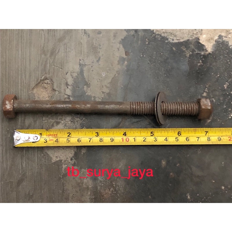 BAUT MUR HITAM GONGSOL | KAYU 12 x 18cm (14mm)