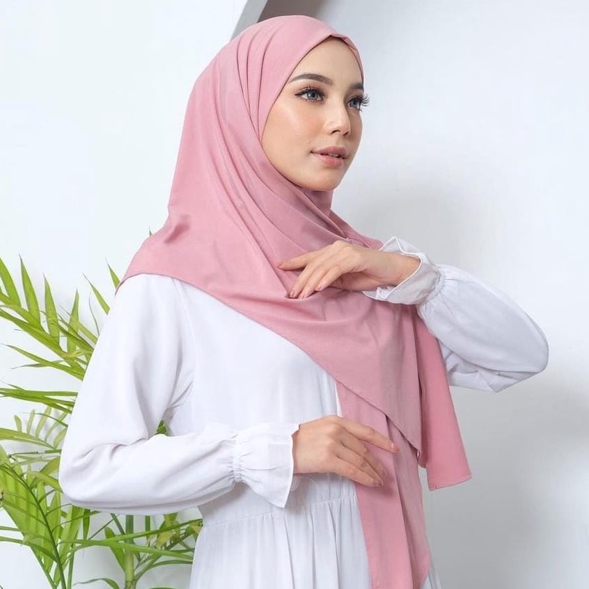 HIJAB INSTAN SEGITIGA JERSEY/SEGITIGA INSTAN POLOS JERSEY