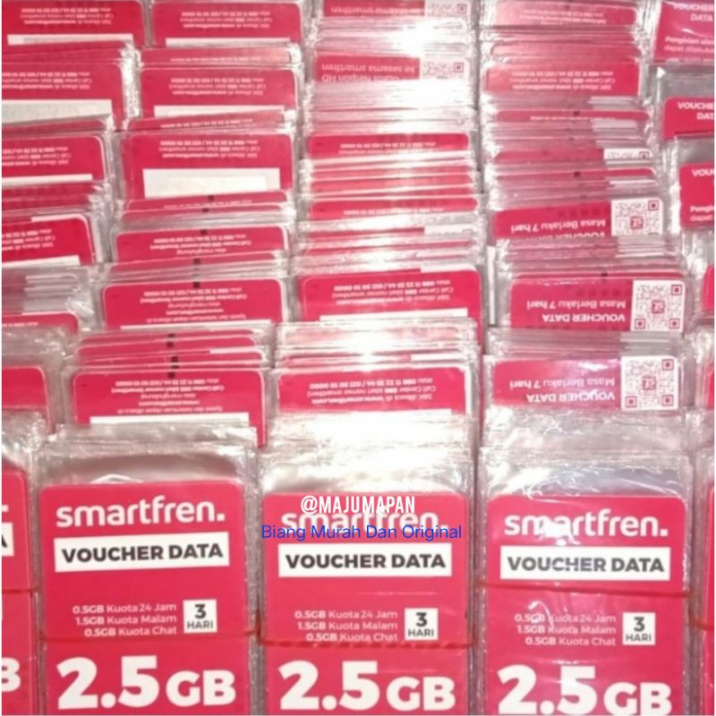 VOUCHER PAKET DATA SMARTFREN 2.5GB