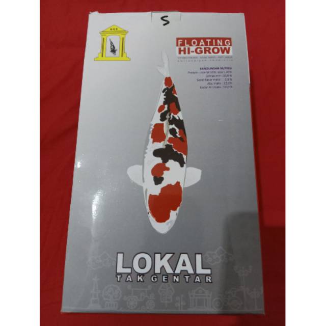 PAKAN IKAN KOI LOKAL TAK GENTAR ( LTG ) KEMASAN 1,5KG, SIZE S
