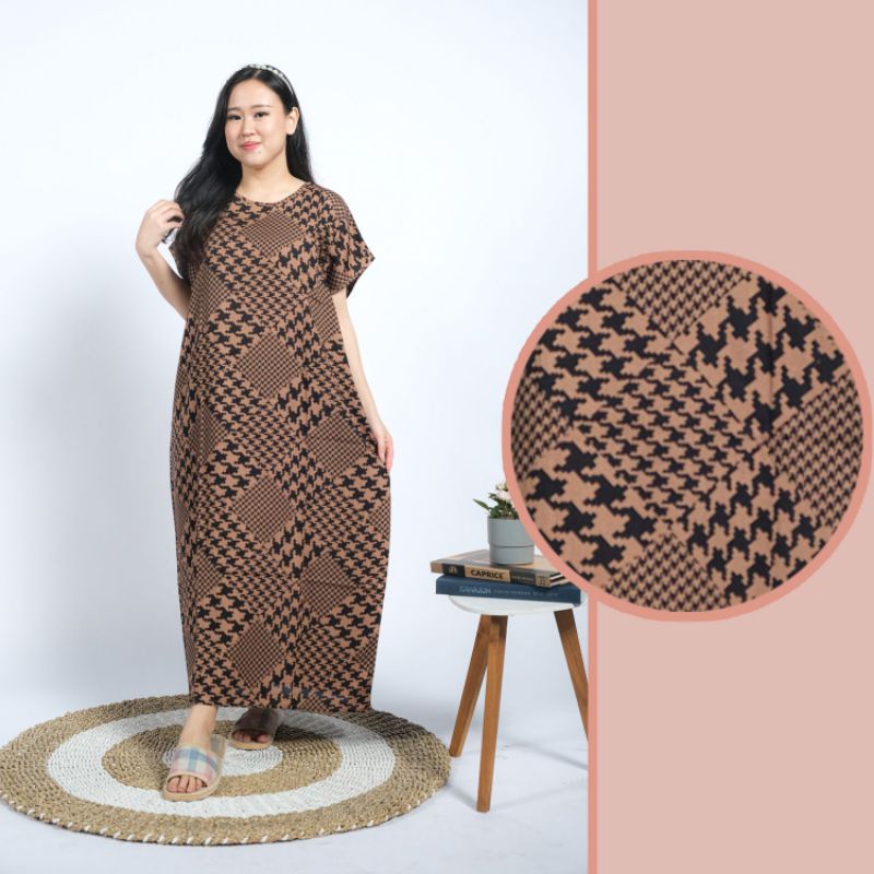 daster bali habel verell panjang semata kaki rayon premium baju tidur murah-K41