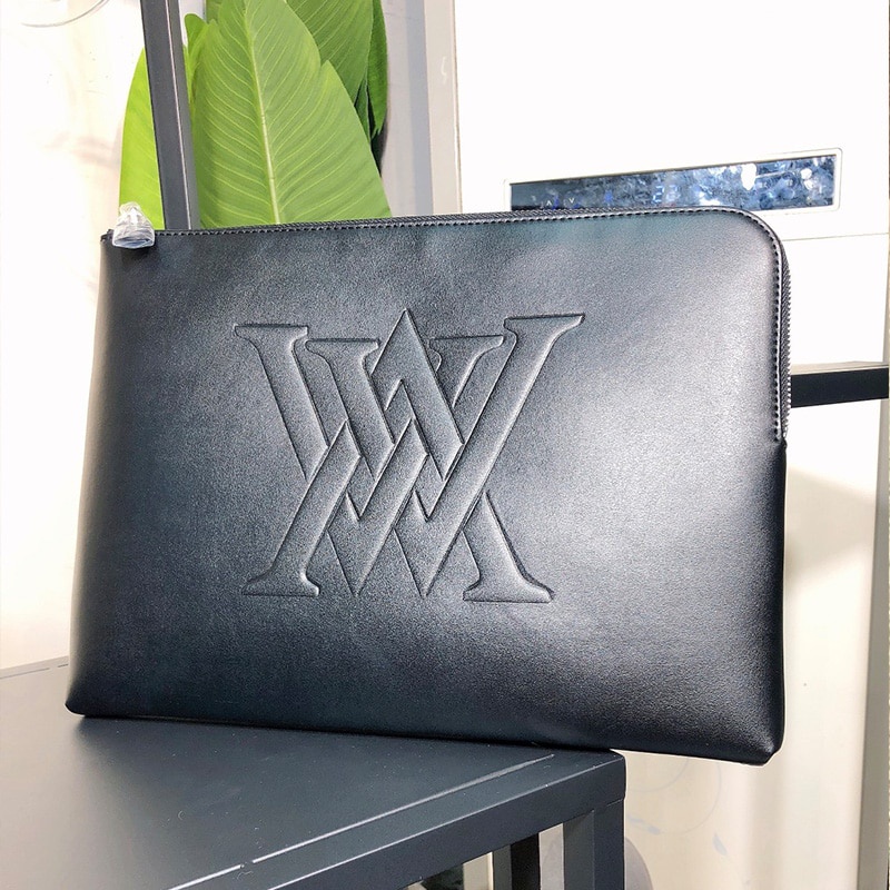 PREORDER Golf leather clutch couple bag pria dan wanita tas penyimpanan tas ponsel ultra ringan