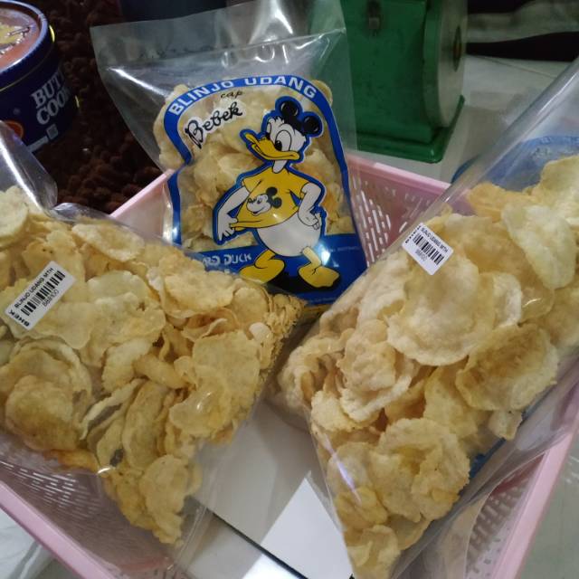 

keripik kerupuk snack cemilan emping melinjo matang(Belinjo goreng asin tipis)