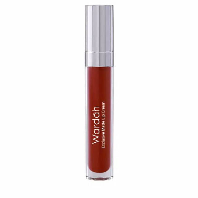 Wardah Exclusive Matte Lip Cream Shade Warna No. 07 Hello Ruby Merah Rubi Lipcream Lipstick Lipstik 