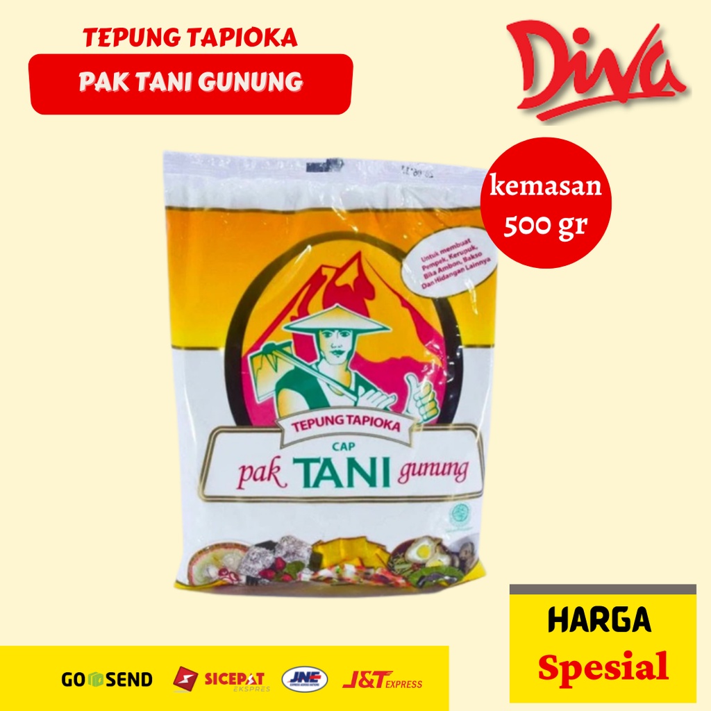 

Tepung tapioka/ tepung sagu cap pak tani 500gr