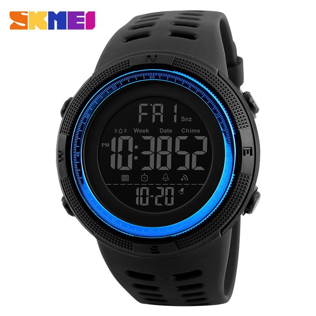 SKMEI 1251 Jam Tangan Pria Digital Dual Time Anti Air WK-SBY