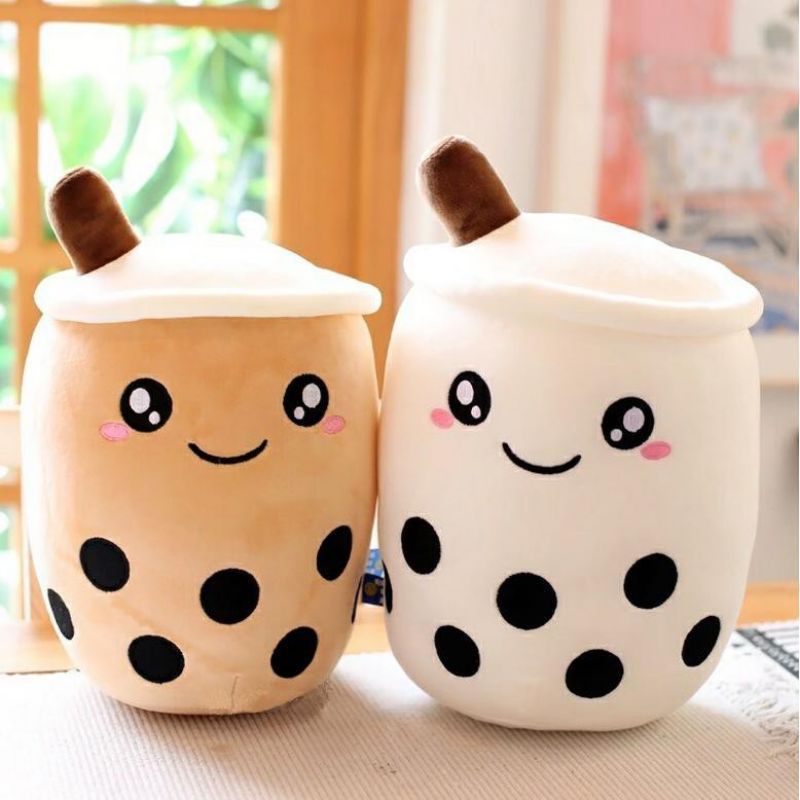 Boneka Boba viral boneka Boba mini murah boneka Boba sedang boneka Milktea Boba coklat boneka Boba u