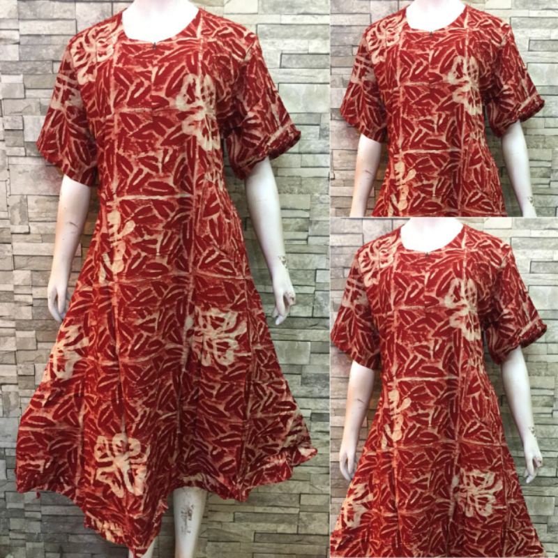 2. DASTER MARINA HANA RESLETING | BATIK PEKALONGAN | DASTER BATIK KEKINIAN CAP TEBAL | PUTRI DIANA-Resleting 6