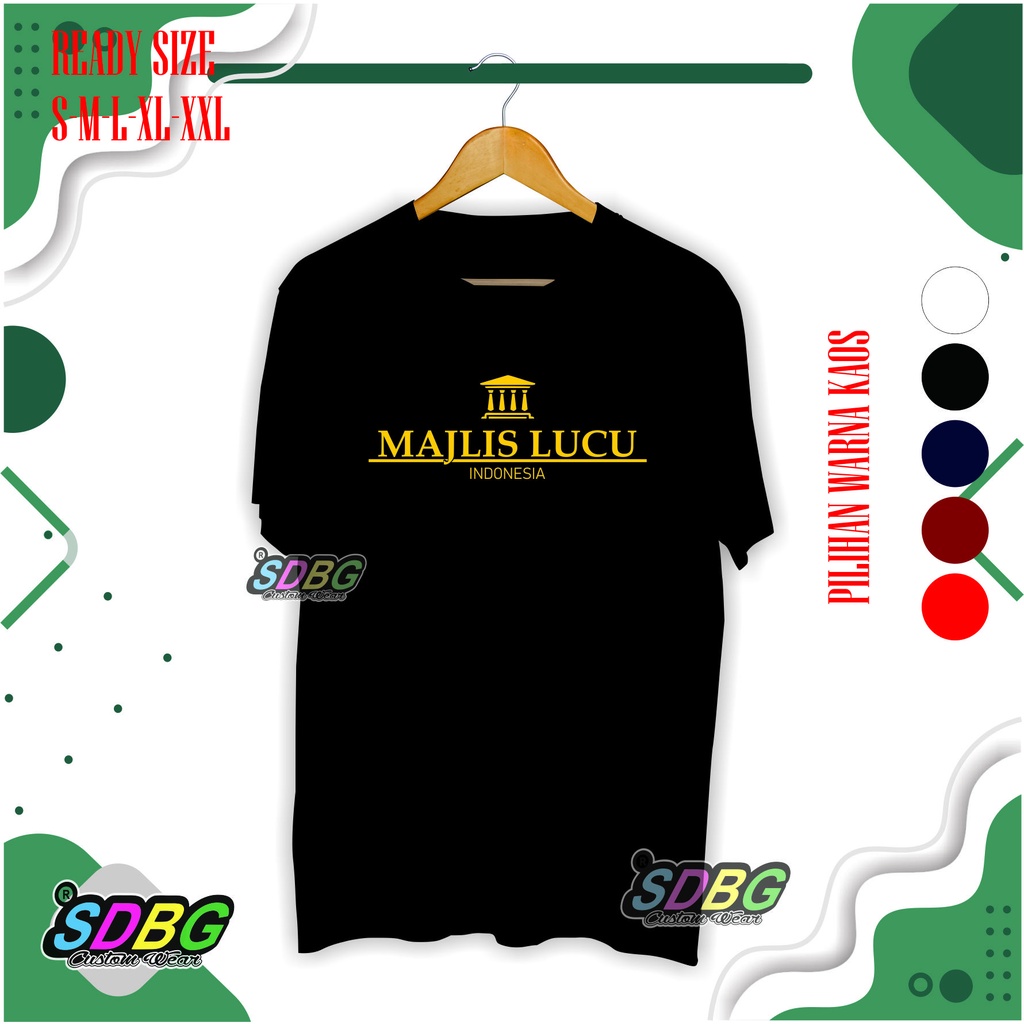 KAOS BAJU DISTRO MAJLIS LUCU INDONESIA MLI TRETAN MUSLIM COKI PARDEDE DARK JOKES PEMUDA TERSESAT