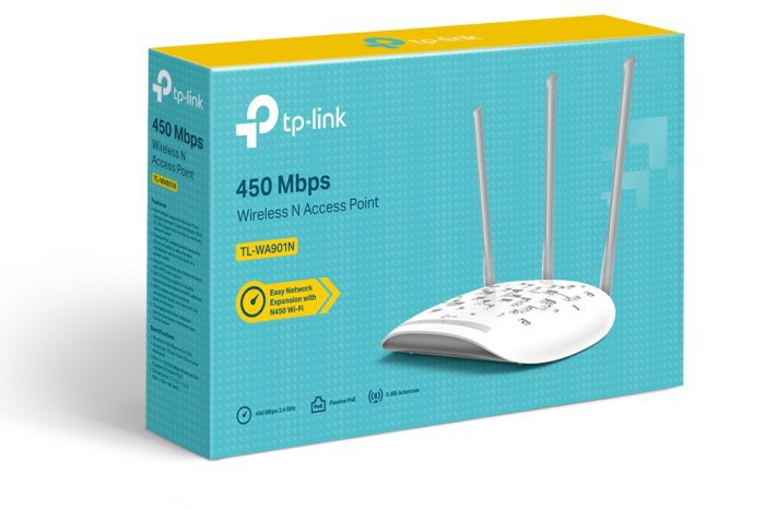 Tp-Link TL-WA901N 450Mbps Wireless N Access Point Wifi WA901N