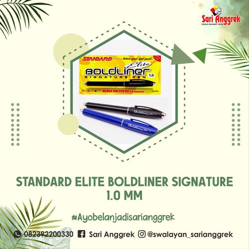 

BOLPOIN PULPEN PENA STANDARD BOLDLINER ELITE 1.0 MM