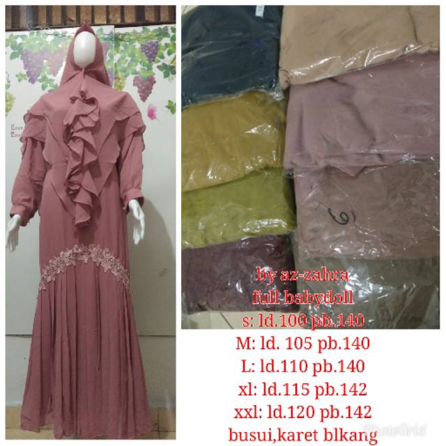 Az'zahra syari (S-XL)